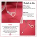 Shelucky Infinity Heart Pendant Necklace, Mother in Law Gifts from Daughter in Law on Birthday, Christmas, Thanksgiving, Mothers day, Wedding Jewelry Gifts for Mother of Groom, Women-N005 mother in law Ne