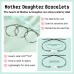 Shelucky Mother Daughter Bracelet, Mothers Day Gifts for Mom from Daughter in Birthday, Heart Bracelet Jewelry Set of 3 for Women Girls, Mother Daughter Gift-N009 3 heart br