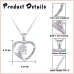 Shelcuky Crown Unicorn Necklace for Women Unicorn Heart Pendant Necklace Women Jewelry Gifts on Christmas Birthday Valentines Day for Daughter Granddaughter Niece Sister-N010 Middle Crown Ne