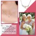 Mother of the Bride Gift/Mother of the Groom Gifts,Infinity Heart Necklace, Wedding Gifts for Mother, Mother-in-law on Wedding Party, Engagement-N025 Bride Mom Ne