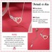 Mother of the Bride Gift/Mother of the Groom Gifts,Infinity Heart Necklace, Wedding Gifts for Mother, Mother-in-law on Wedding Party, Engagement-N025 Bride Mom Ne