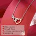 Mother of the Bride Gift/Mother of the Groom Gifts,Infinity Heart Necklace, Wedding Gifts for Mother, Mother-in-law on Wedding Party, Engagement-N025 Bride Mom Ne