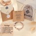 Shelucky Best Friend Gifts for Women, Natural Stone Beaded Friendship Bracelets, Birthday, Valentine's, Thanksgiving, Christmas Gifts for Women, Girls, Bestie Sister,BFF-N028 Best Friend Br